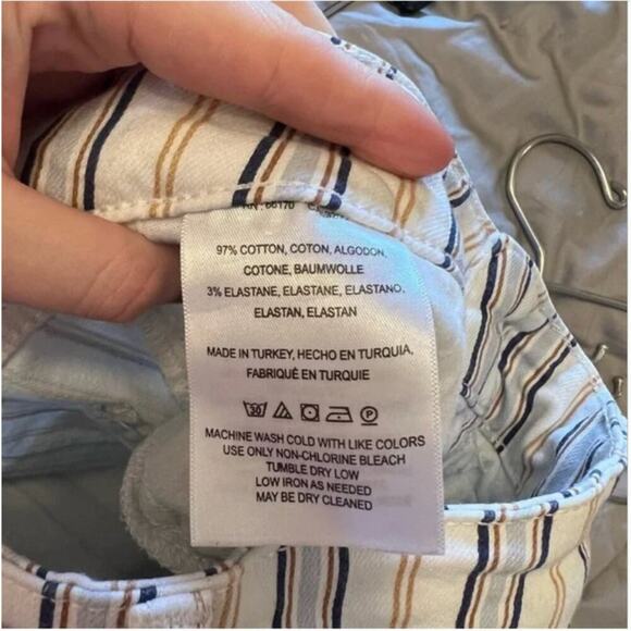 Anthropologie Pilcro & the Letterpress Striped High-Rise Bootcut Jeans - Picture 7 of 8